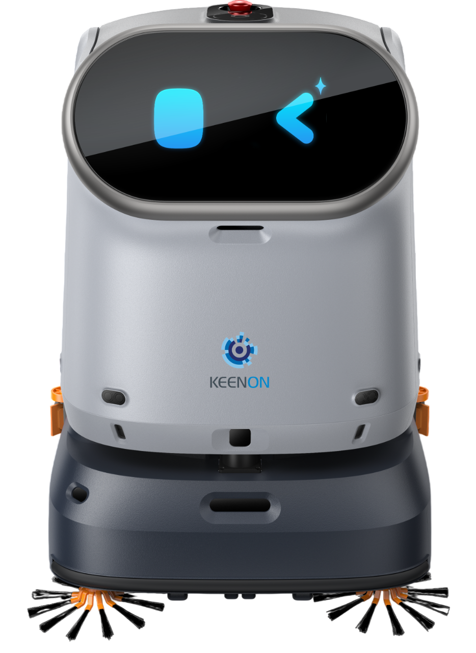 KLEENBOT C40 autonomer Reinigungsroboter Frontansicht